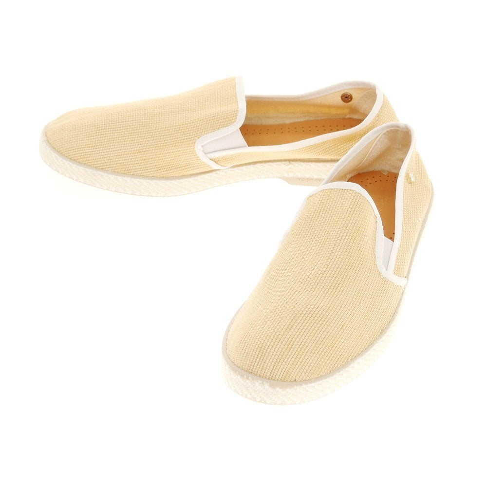 【中古】リビエラ Rivieras ジュート スリッポン シューズ ベージュ【サイズ41】【BEI】【S/S/A/W】【状態ランクA】【メンズ】【768978】