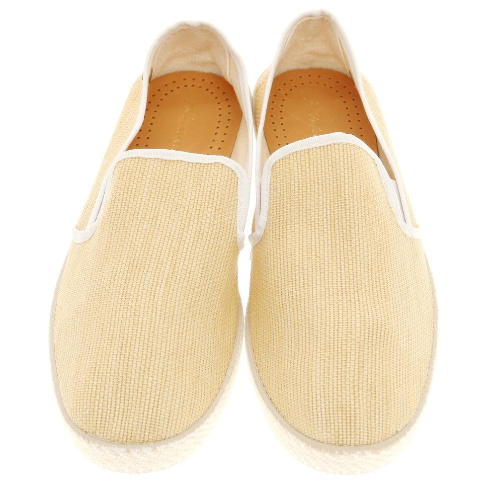 【中古】リビエラ Rivieras ジュート スリッポン シューズ ベージュ【サイズ41】【BEI】【S/S/A/W】【状態ランクA】【メンズ】【768978】