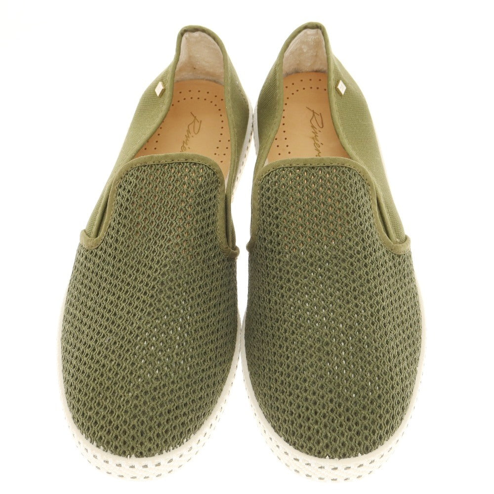 【中古】リビエラ Rivieras メッシュ スリッポン シューズ オリーブ【サイズ41】【GRN】【S/S/A/W】【状態ランクA】【メンズ】【768978】