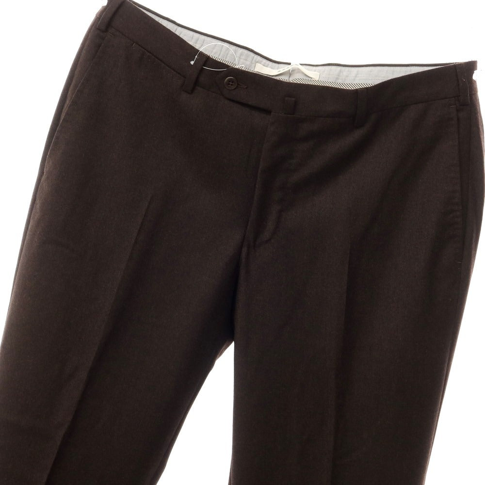 [Used] Ermenegildo Zegna Wool Dress Slacks Pants Dark Brown [Size 52] [BRW] [A/W] [Condition Rank B] ​​[Men&