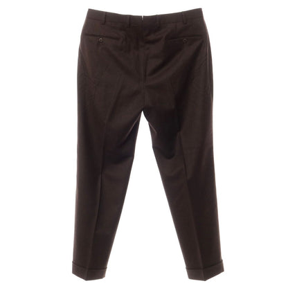 [Used] Ermenegildo Zegna Wool Dress Slacks Pants Dark Brown [Size 52] [BRW] [A/W] [Condition Rank B] ​​[Men&