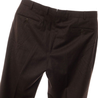[Used] Ermenegildo Zegna Wool Dress Slacks Pants Dark Brown [Size 52] [BRW] [A/W] [Condition Rank B] ​​[Men&