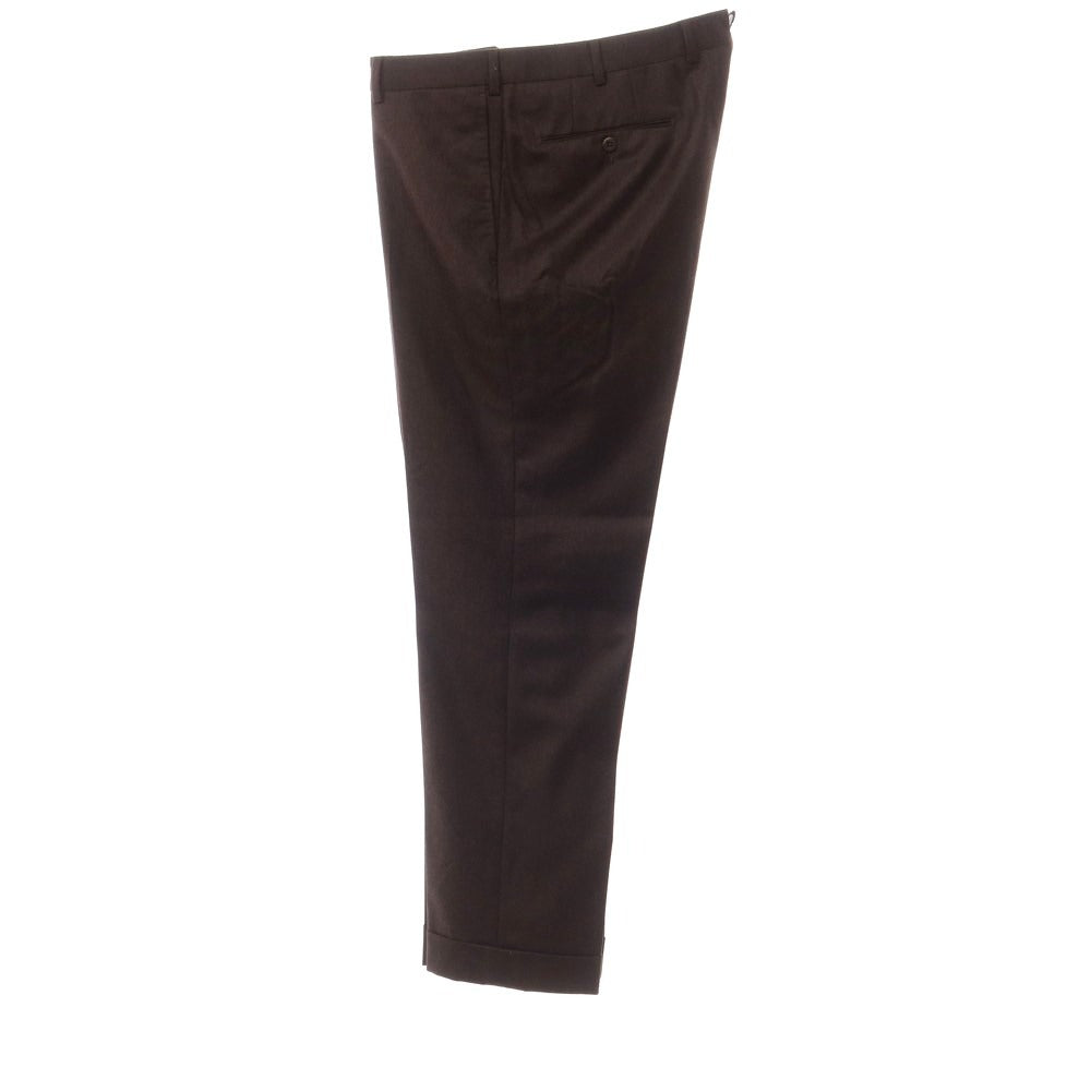 [Used] Ermenegildo Zegna Wool Dress Slacks Pants Dark Brown [Size 52] [BRW] [A/W] [Condition Rank B] ​​[Men&