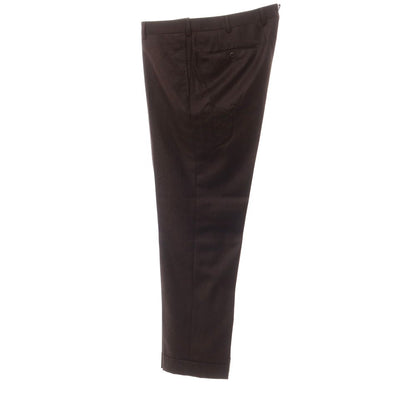[Used] Ermenegildo Zegna Wool Dress Slacks Pants Dark Brown [Size 52] [BRW] [A/W] [Condition Rank B] ​​[Men&