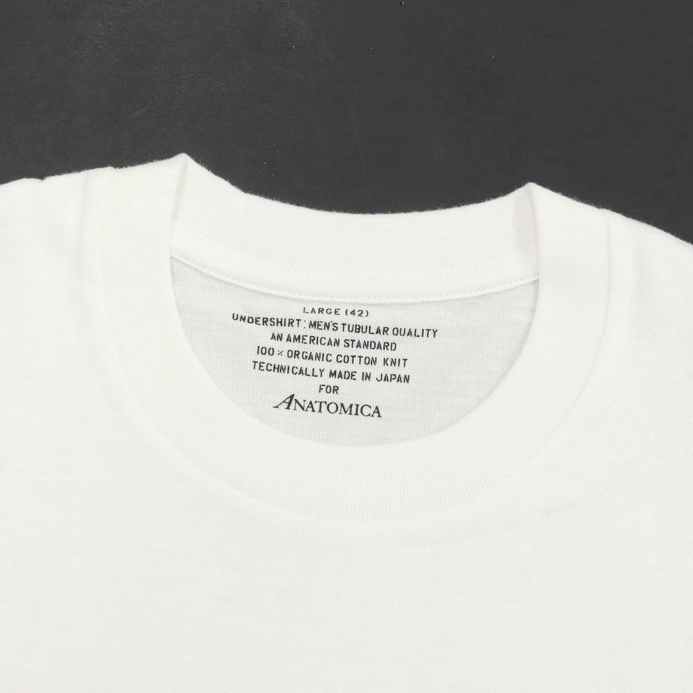 [Used] [Unused] ANATOMICA Organic Cotton Underwear Long Sleeve T-Shirt White [Size L] [WHT] [S/S/A/W] [Condition Rank S] [Men&