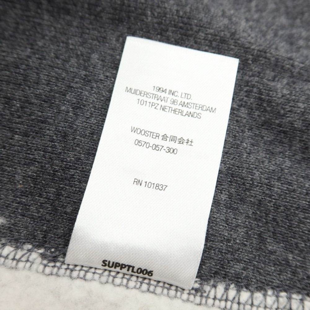 [Used] [Unused] Supreme 2021 Autumn/Winter Small Box Hooded Sweatshirt, Fleece-lined Sweatshirt, Pullover Hoodie, Dark Gray [Size M] [GRY] [A/W] [Condition Rank S] [Men&