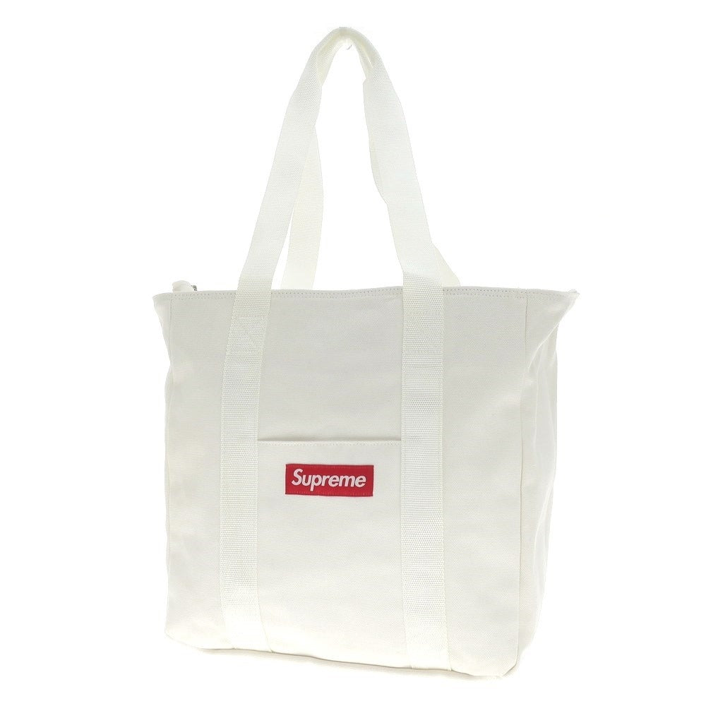 [Used] Supreme 2021 Spring/Summer Canvas Tote Bag White [W34.5xH37xD16] [WHT] [S/S/A/W] [Condition Rank A] [Men&