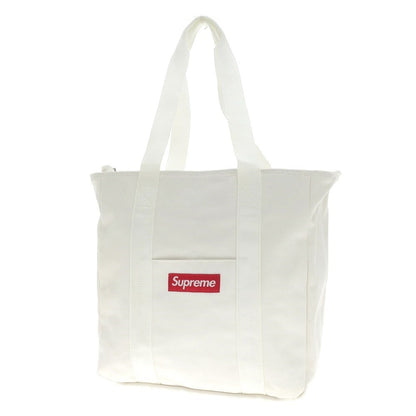 [Used] Supreme 2021 Spring/Summer Canvas Tote Bag White [W34.5xH37xD16] [WHT] [S/S/A/W] [Condition Rank A] [Men&