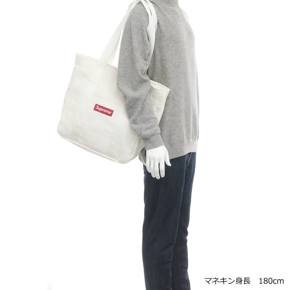 [Used] Supreme 2021 Spring/Summer Canvas Tote Bag White [W34.5xH37xD16] [WHT] [S/S/A/W] [Condition Rank A] [Men&