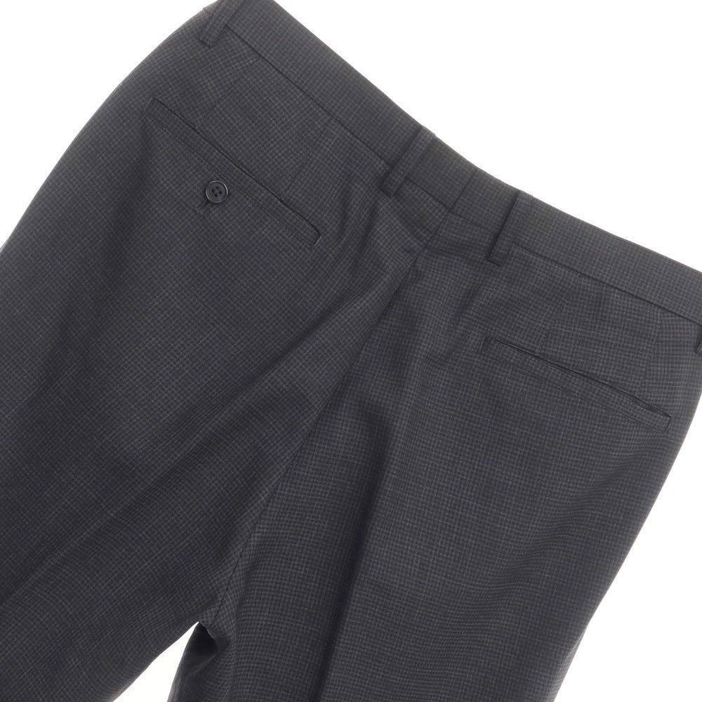 [Used] Gotairiku wool dress slacks pants, dark gray x black [Size 85] [GRY] [S/S] [Condition Rank B] [Men&