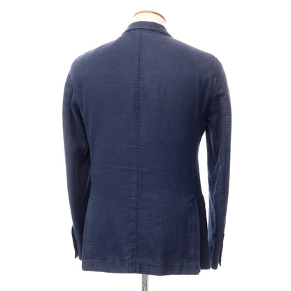 [Used] Altea Cotton Ramie Double 6B Casual Jacket Navy [Size 46] [NVY] [S/S] [Condition Rank C] [Men&
