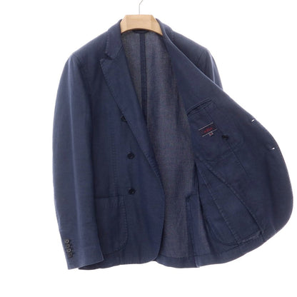 [Used] Altea Cotton Ramie Double 6B Casual Jacket Navy [Size 46] [NVY] [S/S] [Condition Rank C] [Men&