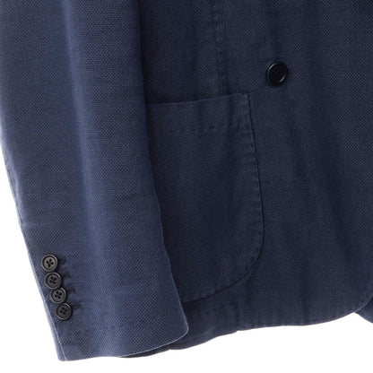 [Used] Altea Cotton Ramie Double 6B Casual Jacket Navy [Size 46] [NVY] [S/S] [Condition Rank C] [Men&