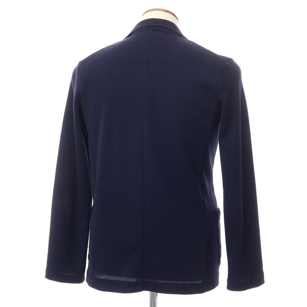 [Used] ABAHOUSE Cotton Polyester 2B Knit Jacket Navy [Size 50] [NVY] [S/S] [Condition Rank C] [Men&