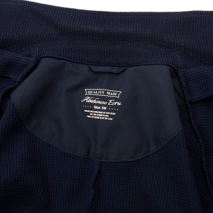 [Used] ABAHOUSE Cotton Polyester 2B Knit Jacket Navy [Size 50] [NVY] [S/S] [Condition Rank C] [Men&