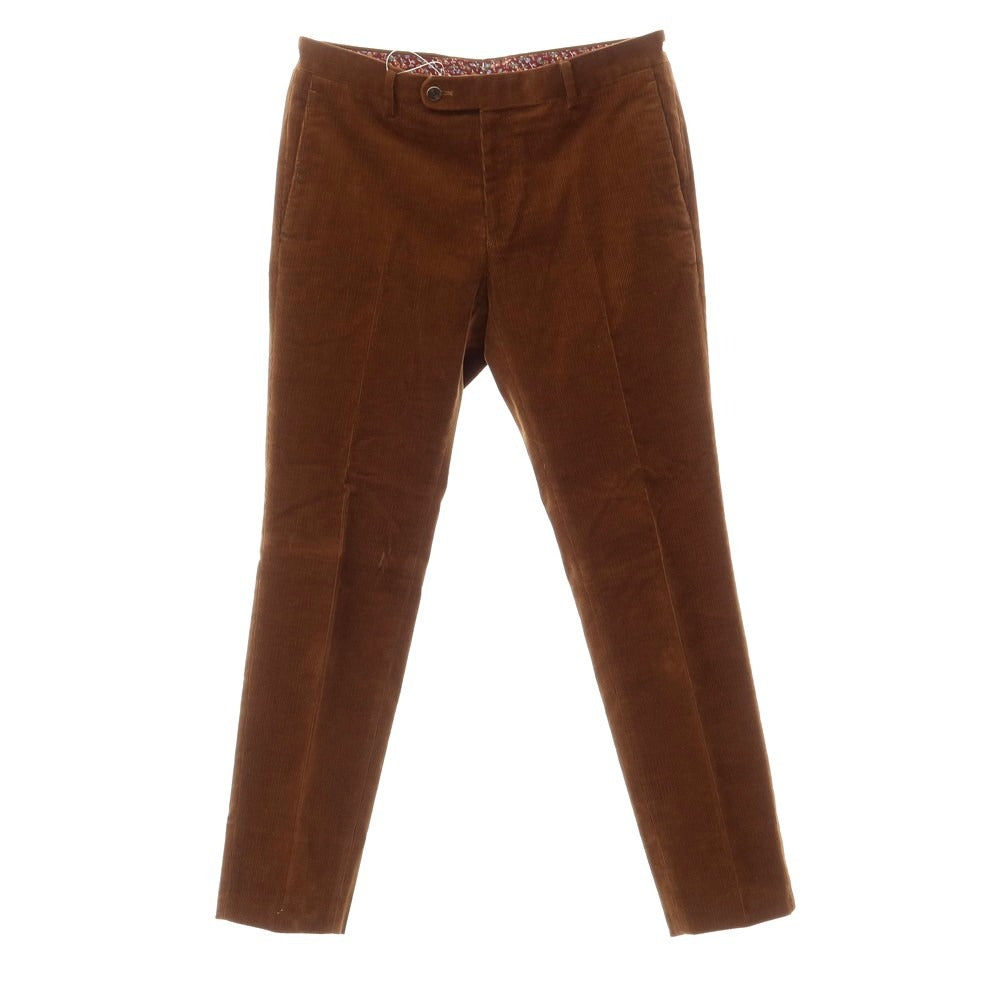 [Used] ETONNE Cotton Corduroy Slacks Pants Brown [Size L (82cm)] [BRW] [A/W] [Condition Rank C] [Men&