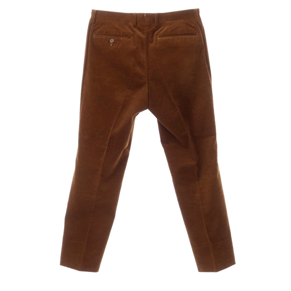 [Used] ETONNE Cotton Corduroy Slacks Pants Brown [Size L (82cm)] [BRW] [A/W] [Condition Rank C] [Men&
