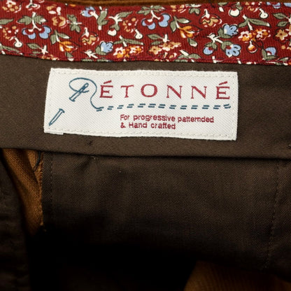 [Used] ETONNE Cotton Corduroy Slacks Pants Brown [Size L (82cm)] [BRW] [A/W] [Condition Rank C] [Men&