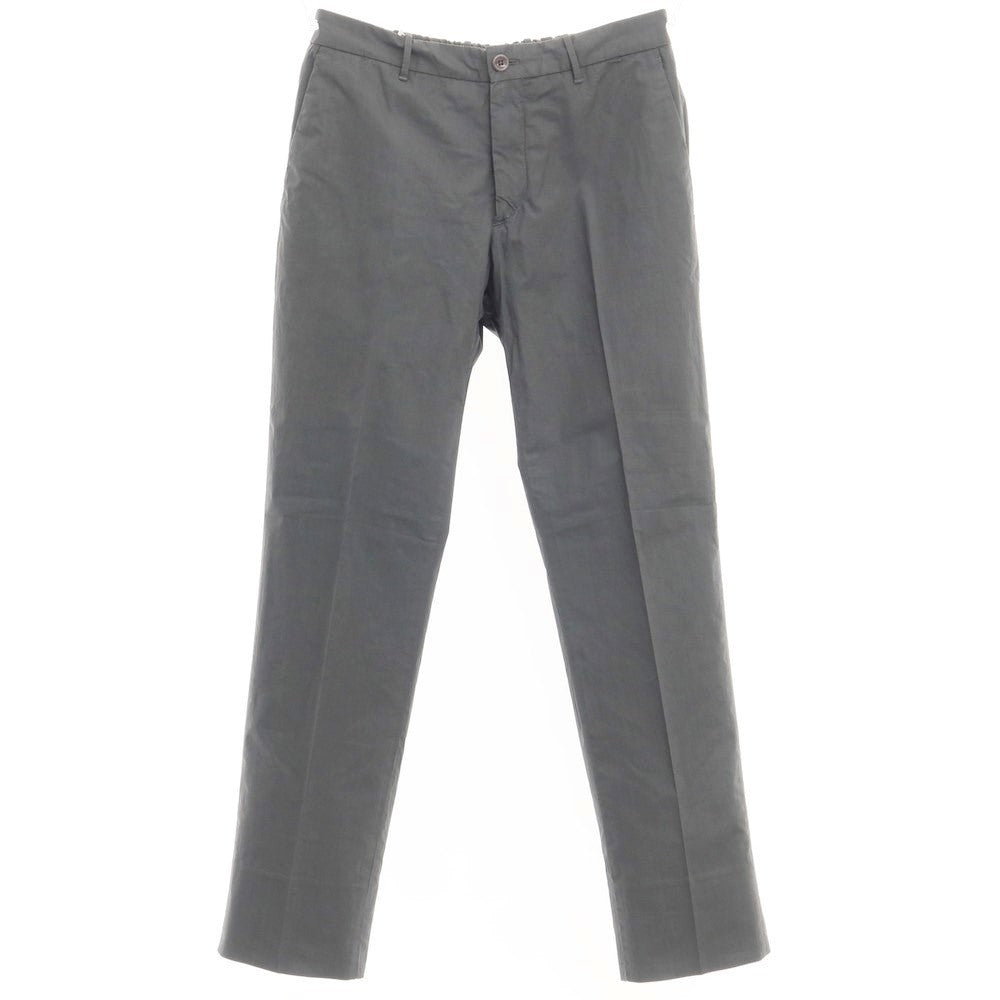 [Used] INCOTEX Stretch Cotton Easy Slacks Pants Dark Gray [Size 46] [GRY] [S/S] [Condition Rank C] [Men&