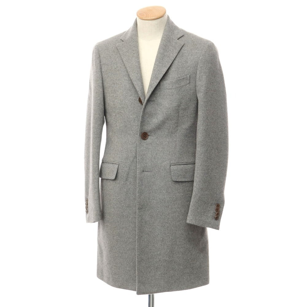 [Used] Cantarelli Angora Wool Chesterfield Coat, Grey [Size 44] [GRY] [A/W] [Condition Rank B] ​​[Men&