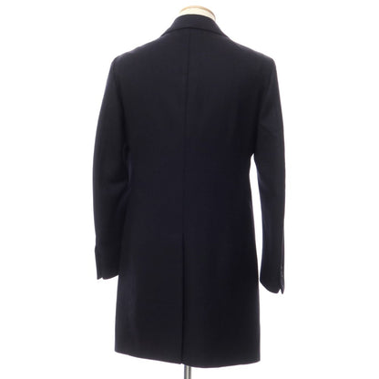 [Used] Cantarelli Wool Herringbone Chesterfield Coat Navy [Size 44] [NVY] [A/W] [Condition Rank B] ​​[Men&