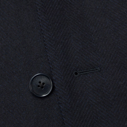 [Used] Cantarelli Wool Herringbone Chesterfield Coat Navy [Size 44] [NVY] [A/W] [Condition Rank B] ​​[Men&