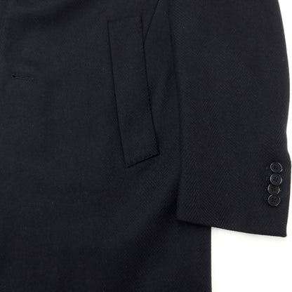[Used] Cantarelli Wool Herringbone Chesterfield Coat Navy [Size 44] [NVY] [A/W] [Condition Rank B] ​​[Men&