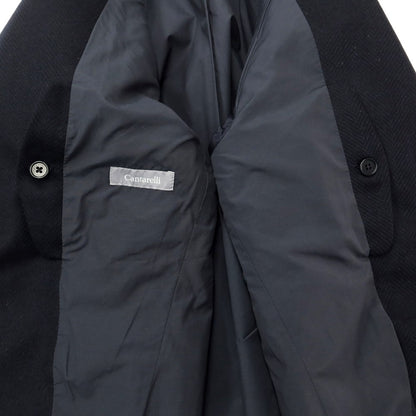 [Used] Cantarelli Wool Herringbone Chesterfield Coat Navy [Size 44] [NVY] [A/W] [Condition Rank B] ​​[Men&