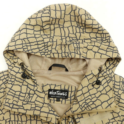 [Used] WILDTHINGS x BEAMS FUTURE ARCHIVE 2023 Spring/Summer Nylon Mountain Parka Blouson Beige x Dark Gray [Size L] [BEI] [S/S] [Condition Rank B] ​​[Men&