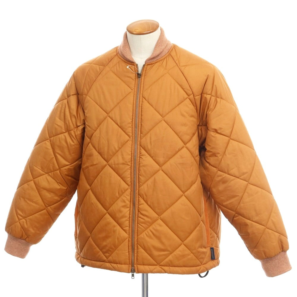 [Used] LAVENHAM BEAMS special order polyester padded quilted blouson orange brown [size M/38] [ORG] [A/W] [condition rank B] ​​[men&