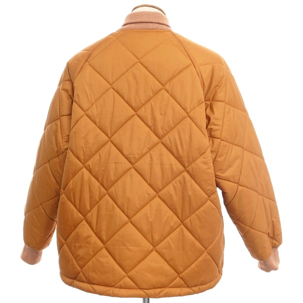 [Used] LAVENHAM BEAMS special order polyester padded quilted blouson orange brown [size M/38] [ORG] [A/W] [condition rank B] ​​[men&