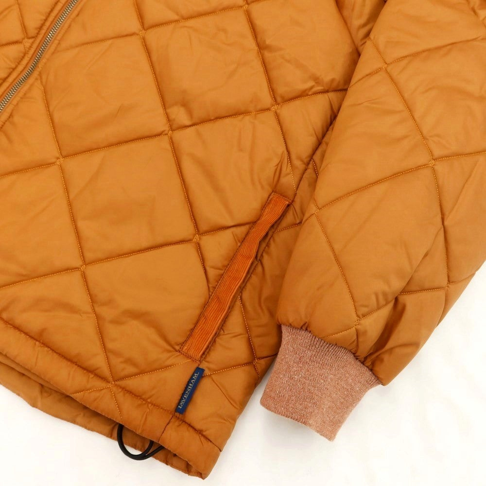 [Used] LAVENHAM BEAMS special order polyester padded quilted blouson orange brown [size M/38] [ORG] [A/W] [condition rank B] ​​[men&