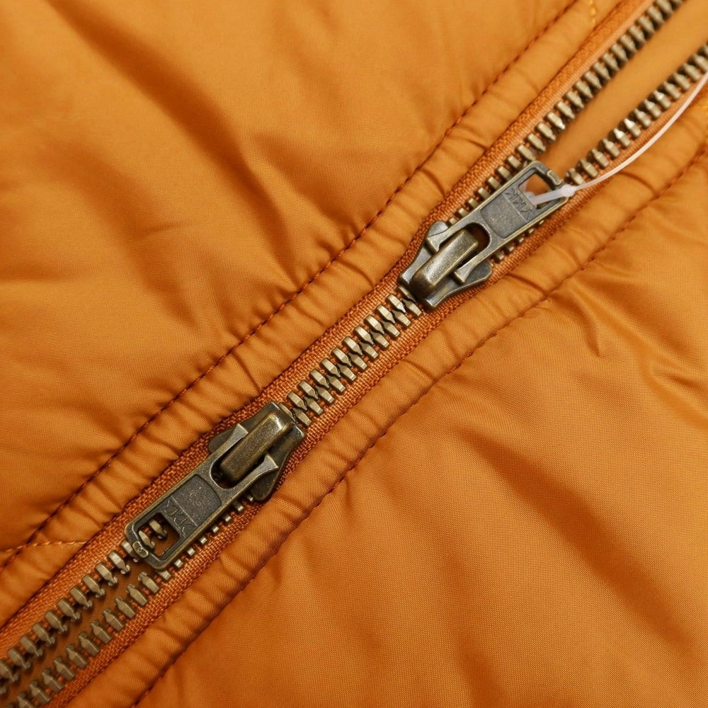 [Used] LAVENHAM BEAMS special order polyester padded quilted blouson orange brown [size M/38] [ORG] [A/W] [condition rank B] ​​[men&
