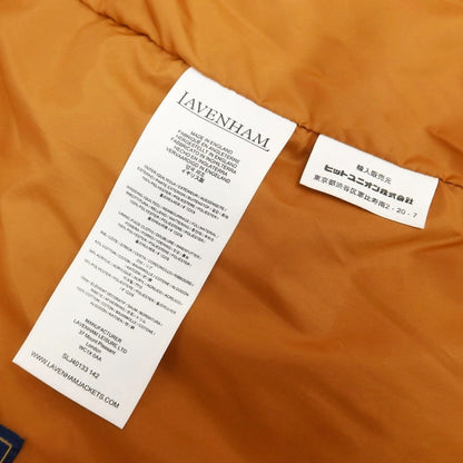 [Used] LAVENHAM BEAMS special order polyester padded quilted blouson orange brown [size M/38] [ORG] [A/W] [condition rank B] ​​[men&