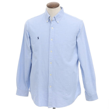 [Used] Polo Ralph Lauren x BEAMS Cotton Button-down Casual Shirt Light Blue [Size L] [BLU] [S/S/A/W] [Condition Rank B] ​​[Men&