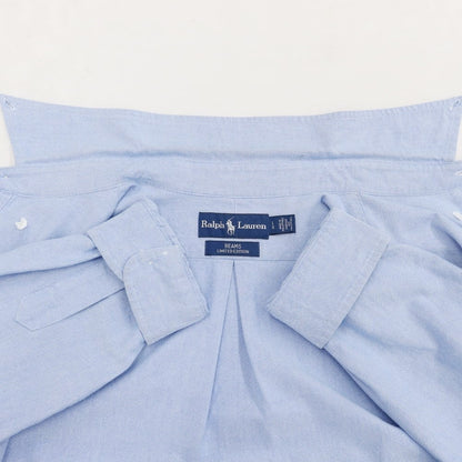 [Used] Polo Ralph Lauren x BEAMS Cotton Button-down Casual Shirt Light Blue [Size L] [BLU] [S/S/A/W] [Condition Rank B] ​​[Men&