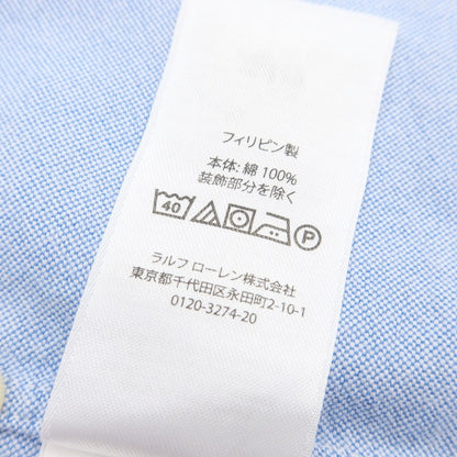 [Used] Polo Ralph Lauren x BEAMS Cotton Button-down Casual Shirt Light Blue [Size L] [BLU] [S/S/A/W] [Condition Rank B] ​​[Men&