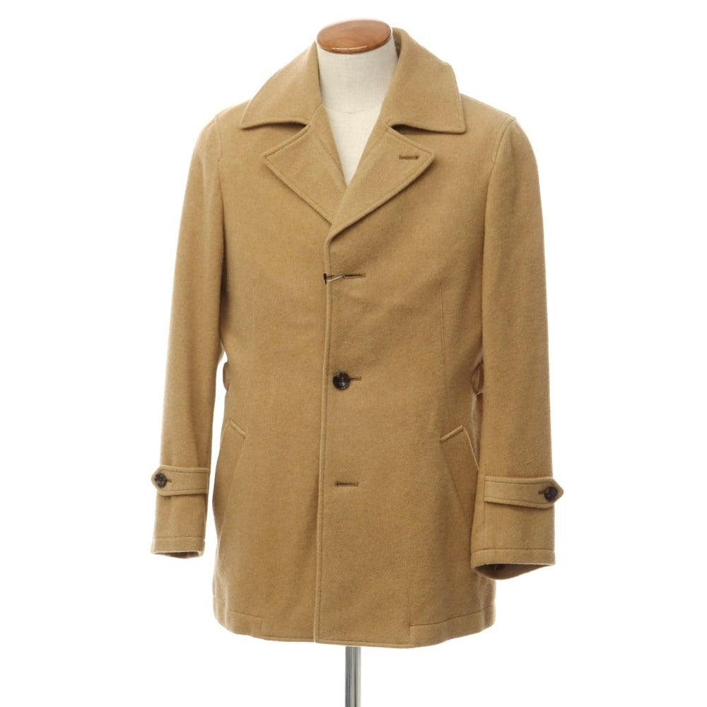 [Used] [Unused] INTERMEZZO Wool polyester Chester coat, camel beige [Size M] [BEI] [A/W] [Condition rank S] [Men&