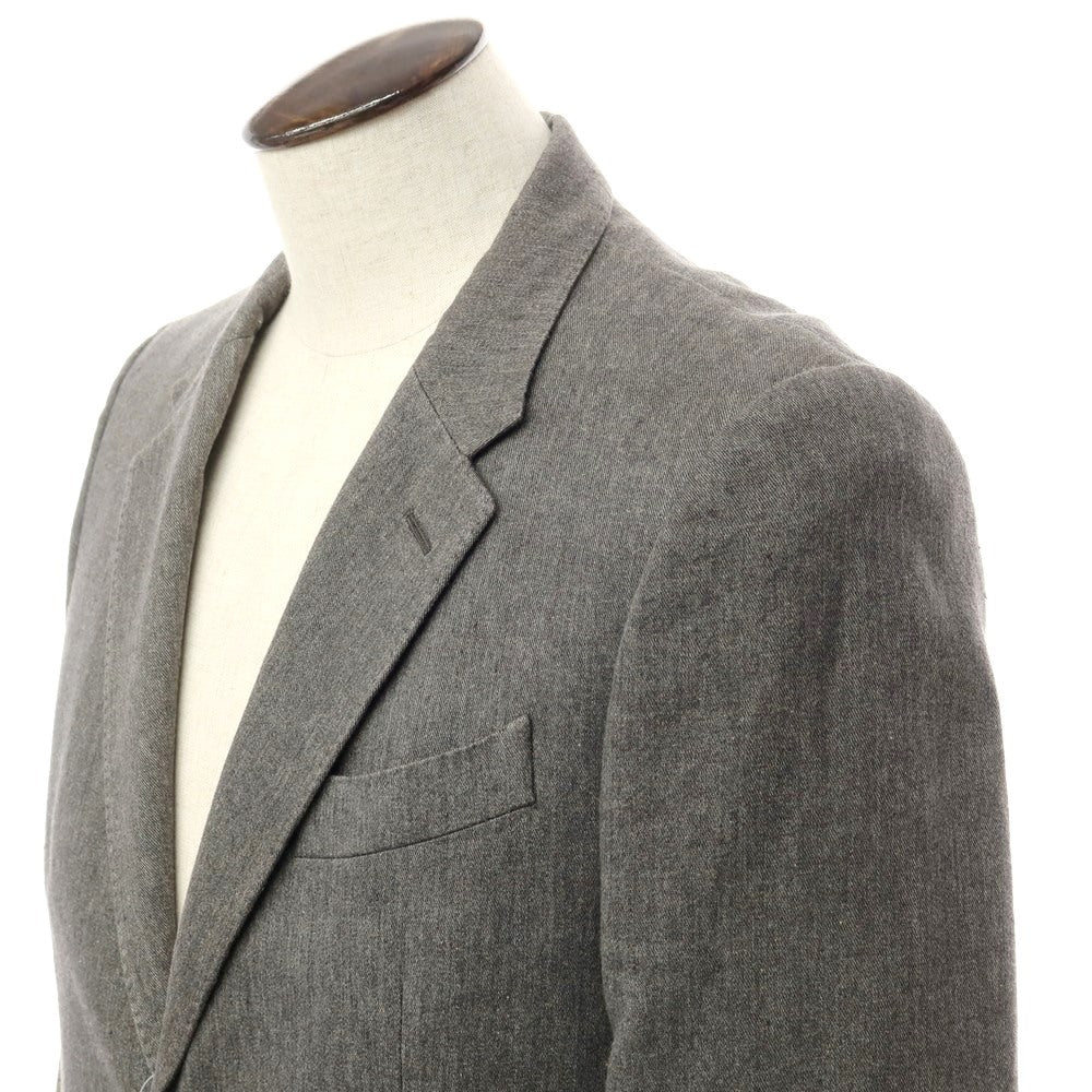 [Used] MARIO MATTEO Linen wool cotton tailored jacket, grey [Size 48] [GRY] [A/W] [Condition Rank C] [Men&