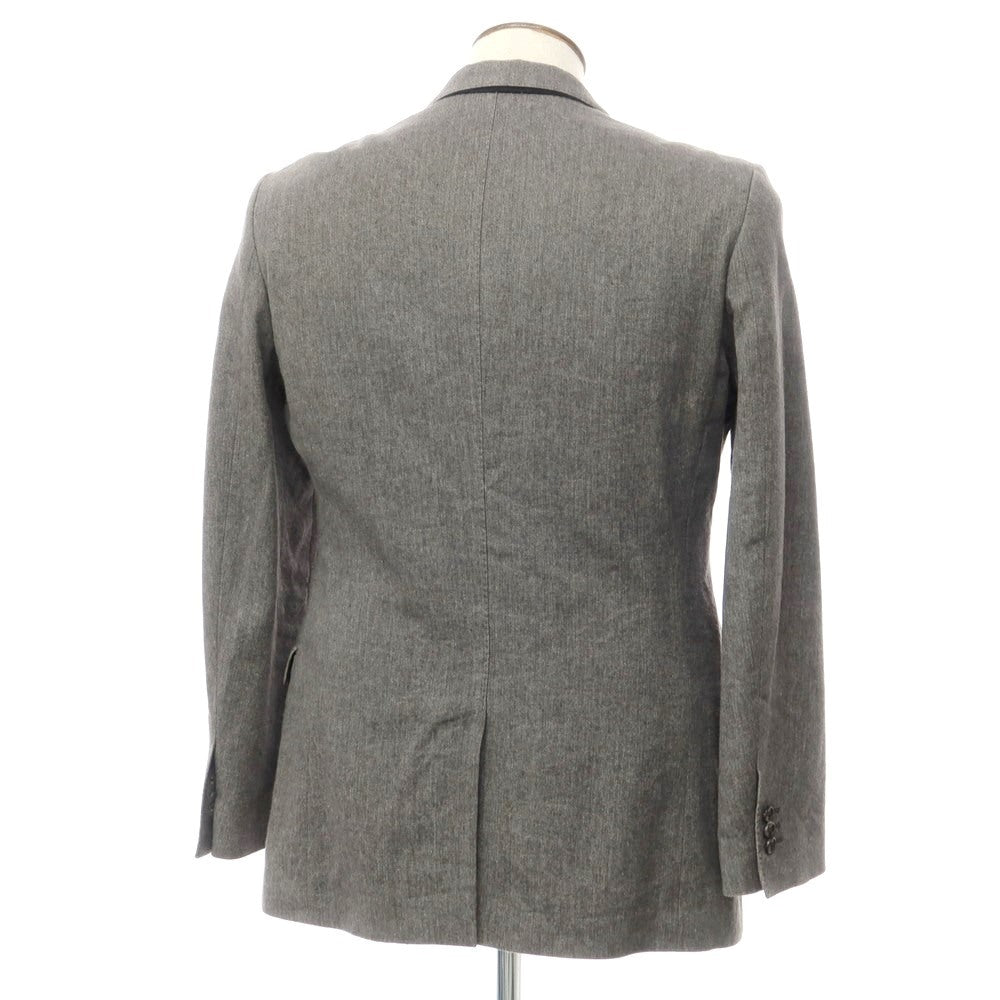 [Used] MARIO MATTEO Linen wool cotton tailored jacket, grey [Size 48] [GRY] [A/W] [Condition Rank C] [Men&