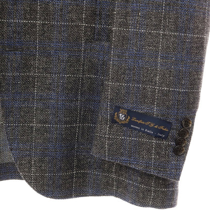 [Used] ONLY Wool Linen Check 2B Tailored Jacket Gray x Blue [Size 38] [GRY] [S/S] [Condition Rank A] [Men&