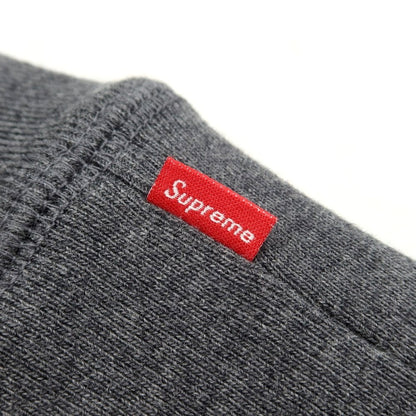 [Used] [Unused] Supreme 2021 Autumn/Winter Small Box Hooded Sweatshirt, Fleece-lined Sweatshirt, Pullover Hoodie, Dark Gray [Size M] [GRY] [A/W] [Condition Rank S] [Men&
