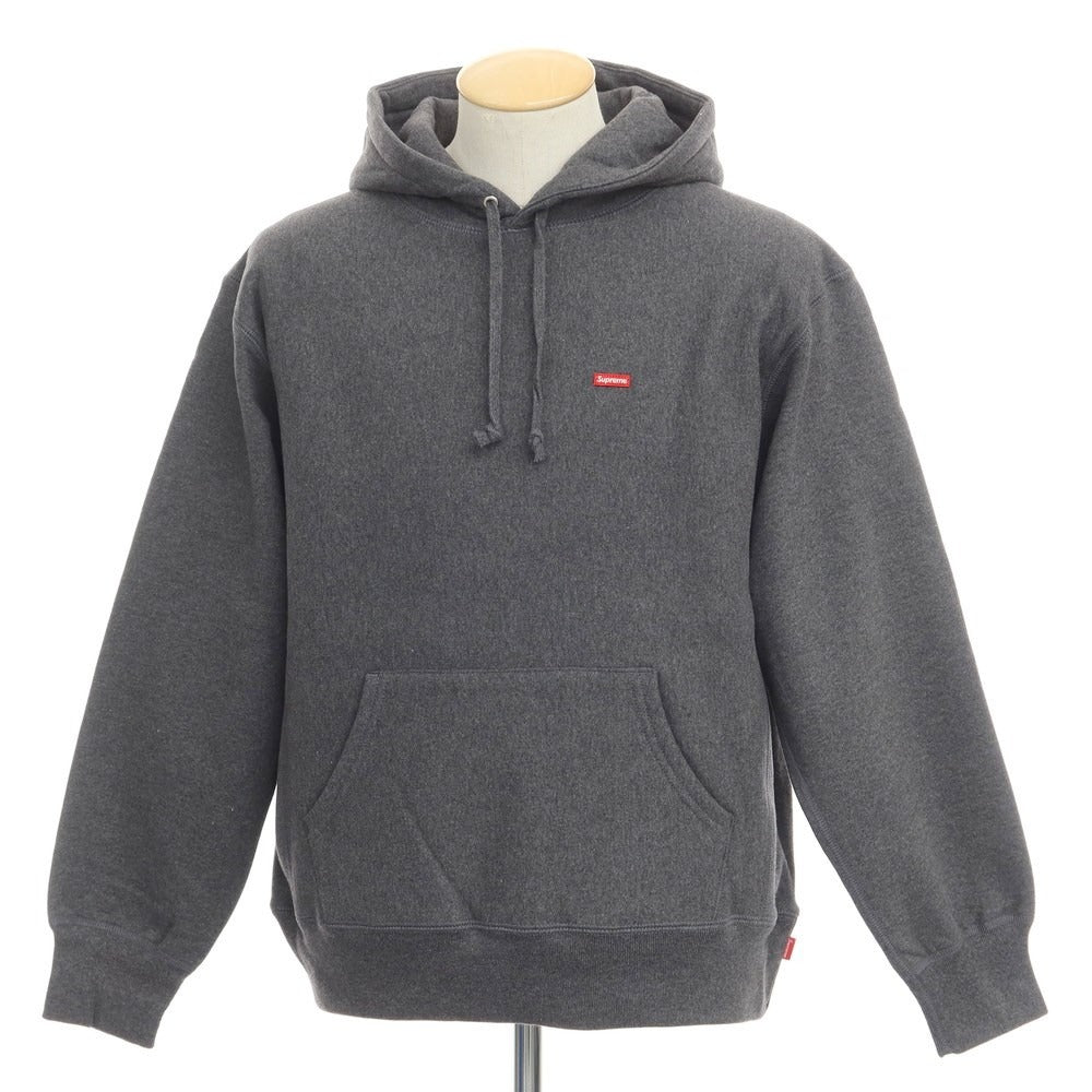 [Used] Supreme 2021 Autumn/Winter Small Box Hooded Sweatshirt, Fleece-lined sweatshirt, Pullover hoodie, Dark grey [Size S] [GRY] [A/W] [Condition rank S] [Men&