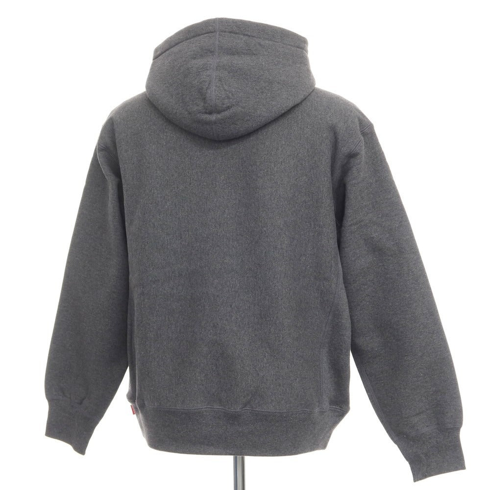 [Used] Supreme 2021 Autumn/Winter Small Box Hooded Sweatshirt, Fleece-lined sweatshirt, Pullover hoodie, Dark grey [Size S] [GRY] [A/W] [Condition rank S] [Men&