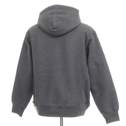 [Used] Supreme 2021 Autumn/Winter Small Box Hooded Sweatshirt, Fleece-lined sweatshirt, Pullover hoodie, Dark grey [Size S] [GRY] [A/W] [Condition rank S] [Men&