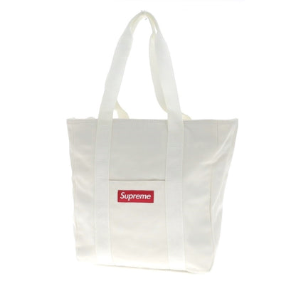 [Used] [Unused] Supreme 2021 Spring/Summer Canvas Tote Bag White [W34.5xH37xD16] [WHT] [S/S/A/W] [Condition Rank S] [Men&