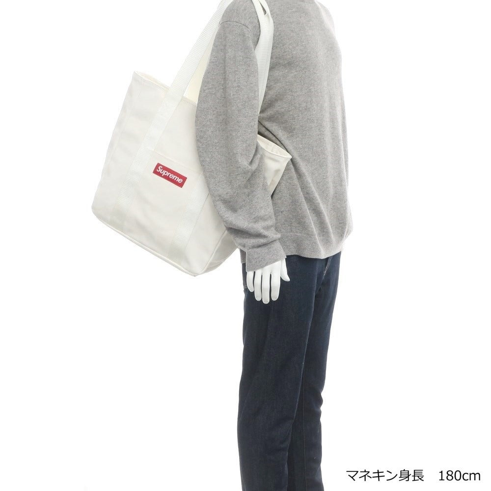 [Used] [Unused] Supreme 2021 Spring/Summer Canvas Tote Bag White [W34.5xH37xD16] [WHT] [S/S/A/W] [Condition Rank S] [Men&