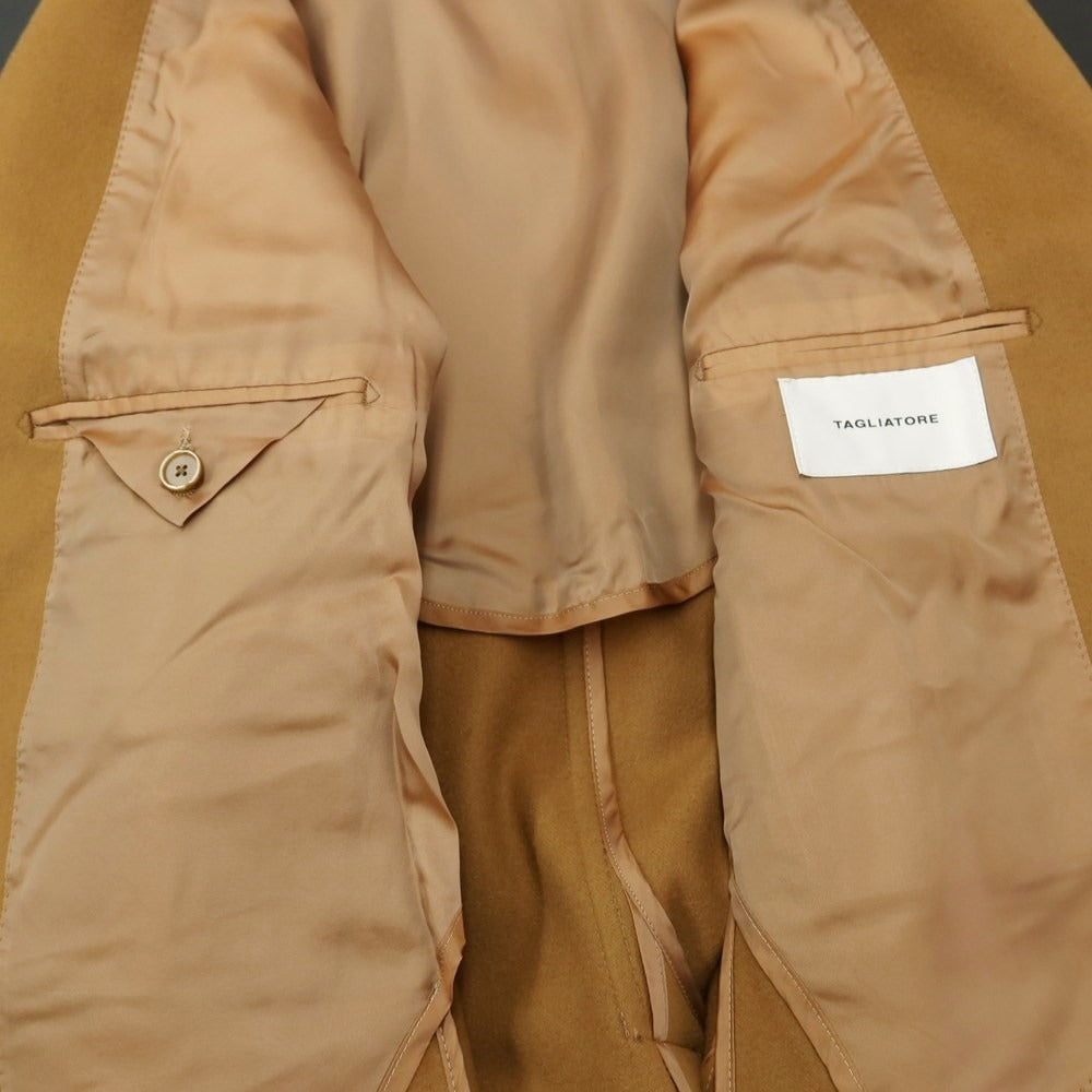[Used] TAGLIATORE Wool Cashmere Chesterfield Coat Camel Brown [Size 44] [BRW] [A/W] [Condition Rank A] [Men&