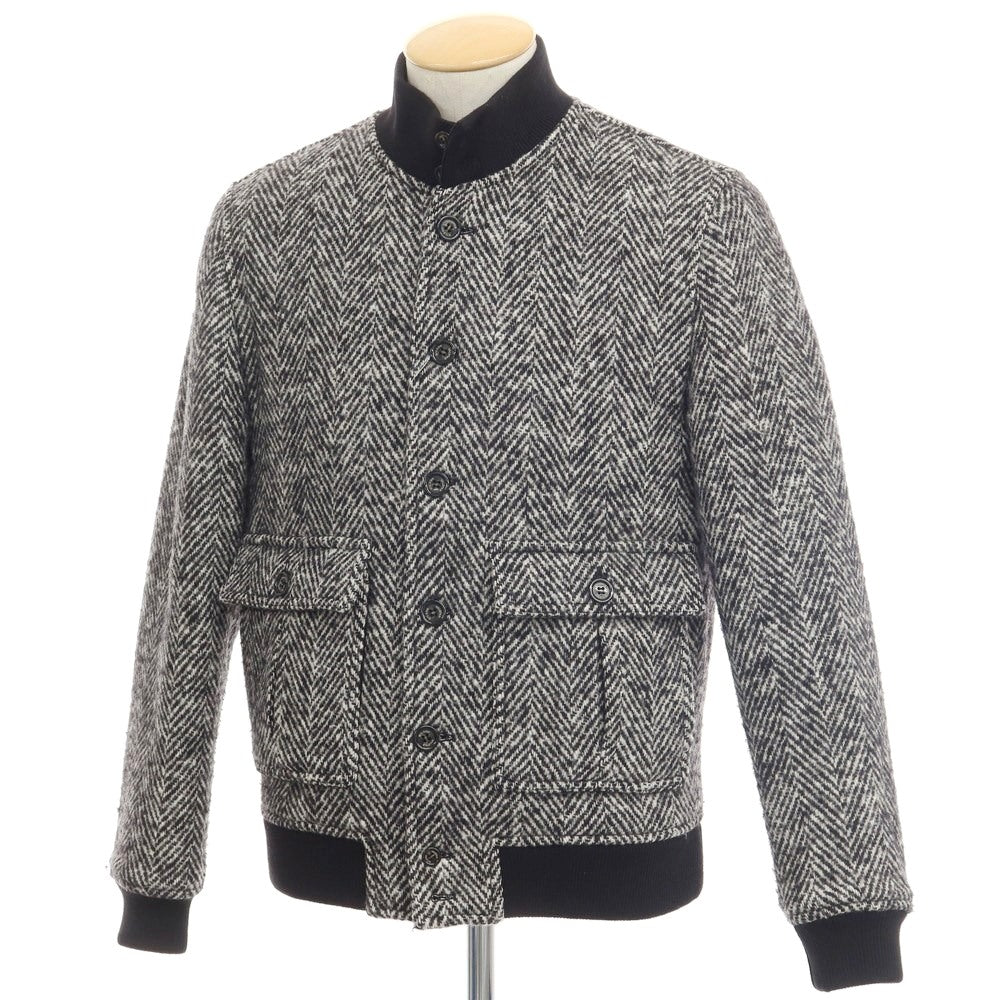 [Used] Valstar Wool Herringbone Valstarino Blouson Swing Top Black x White [Size 44] [BLK] [A/W] [Condition Rank B] ​​[Men&