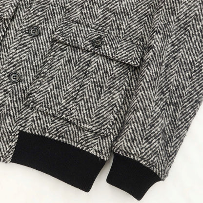 [Used] Valstar Wool Herringbone Valstarino Blouson Swing Top Black x White [Size 44] [BLK] [A/W] [Condition Rank B] ​​[Men&